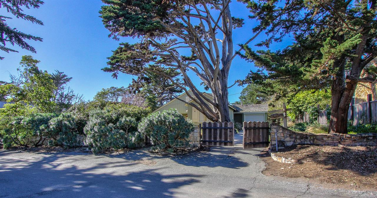 Front Exterior of the Property, Gated Driveway