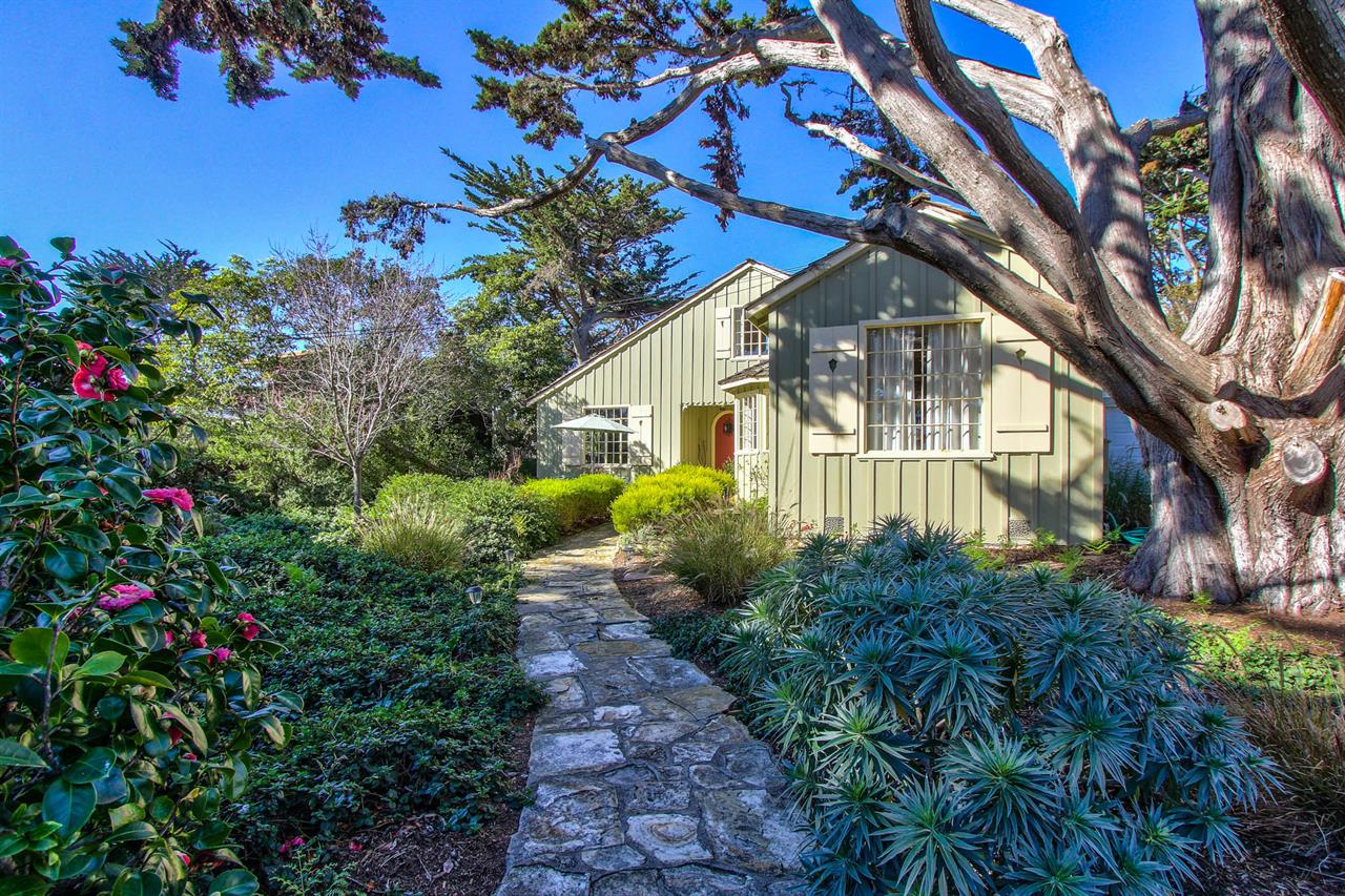 A Lovely Garden Surrounds the Home