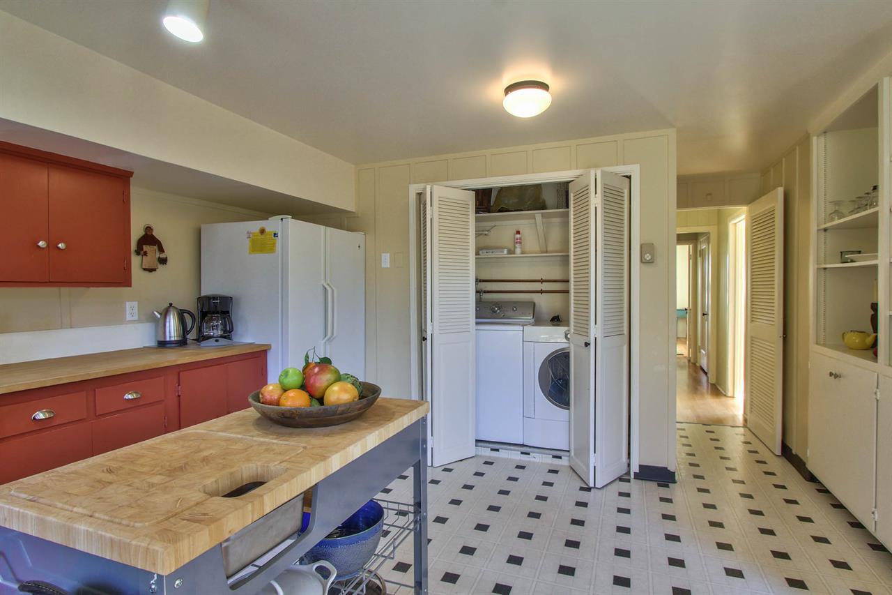 Convenient Laundry Center in the Kitchen