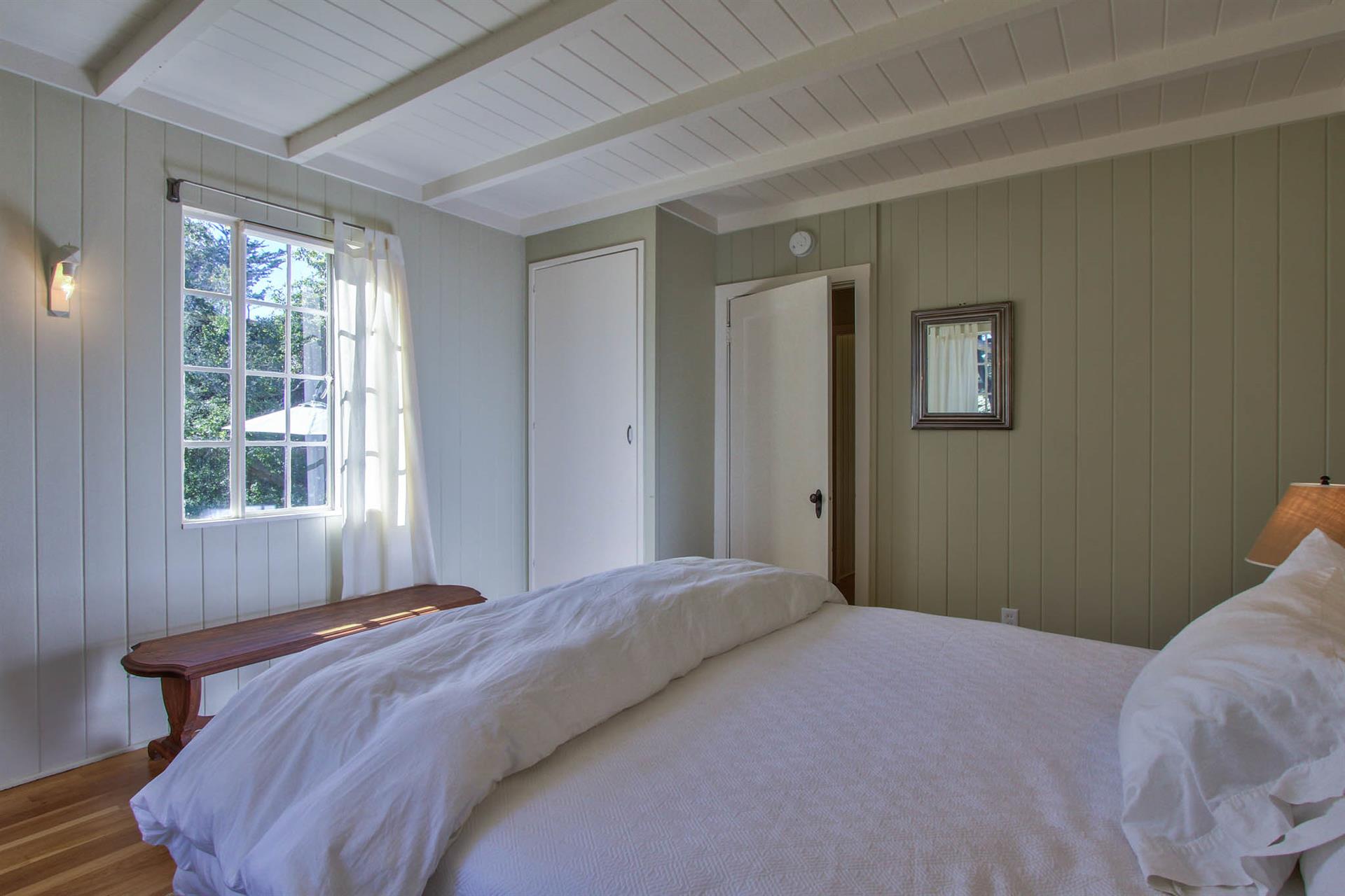 Bedroom 1, King Bed, Writing Desk Downstairs