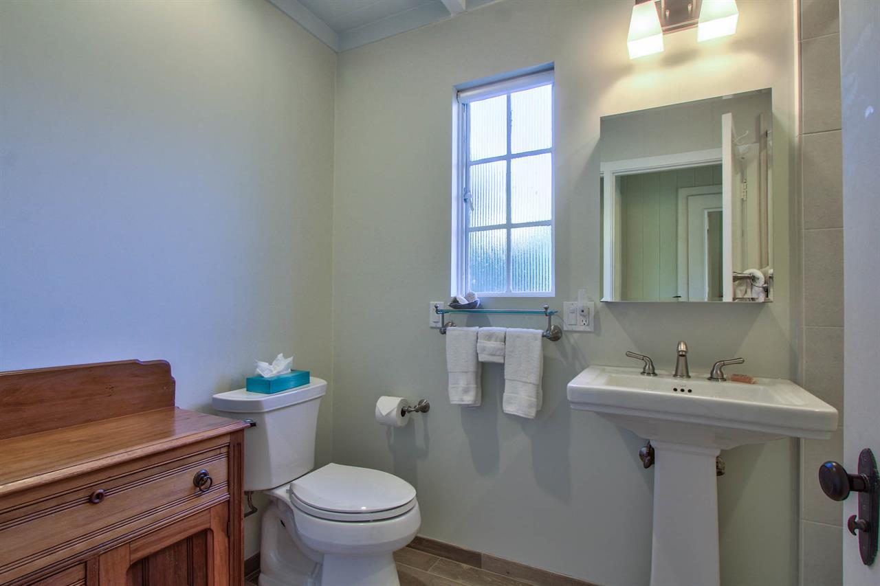 Full Hall Bathroom with ShowerOverTub Downstairs