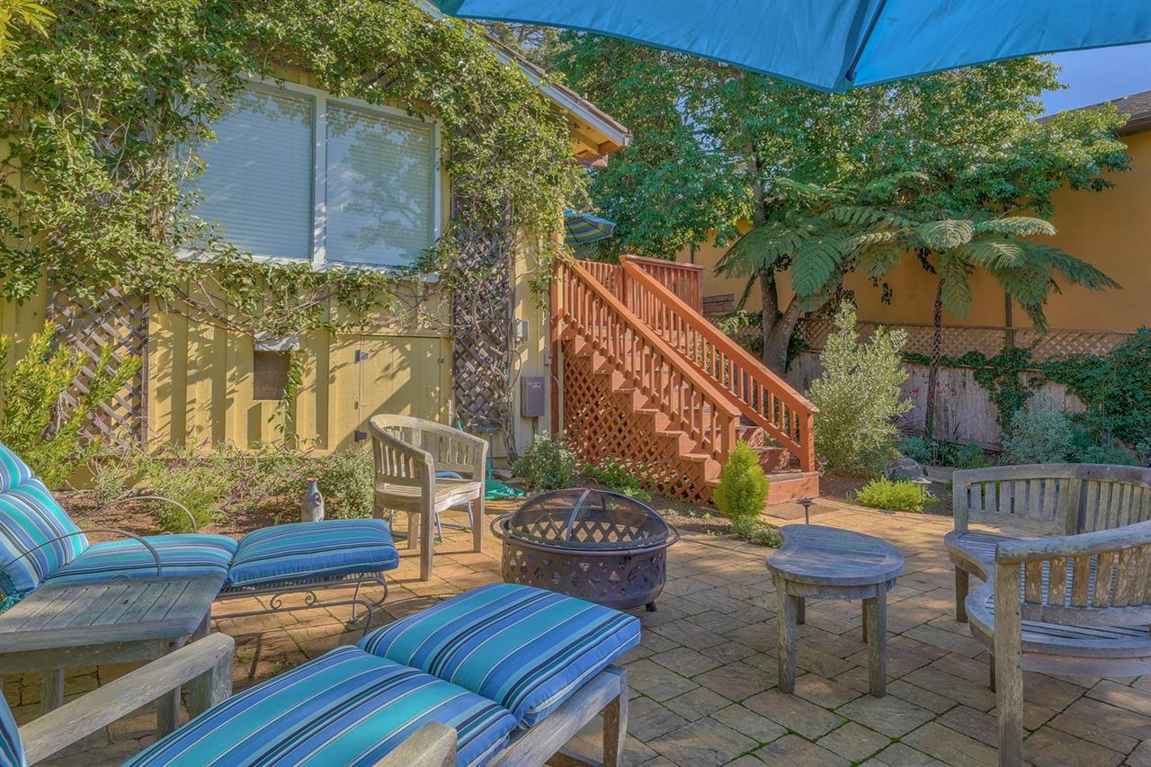 Relaxing Patio and A Beautiful Garden Surrounds the Home