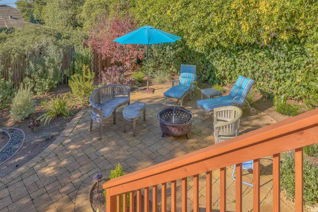 Lower Level Patio Lounge Area with Fire Pit
