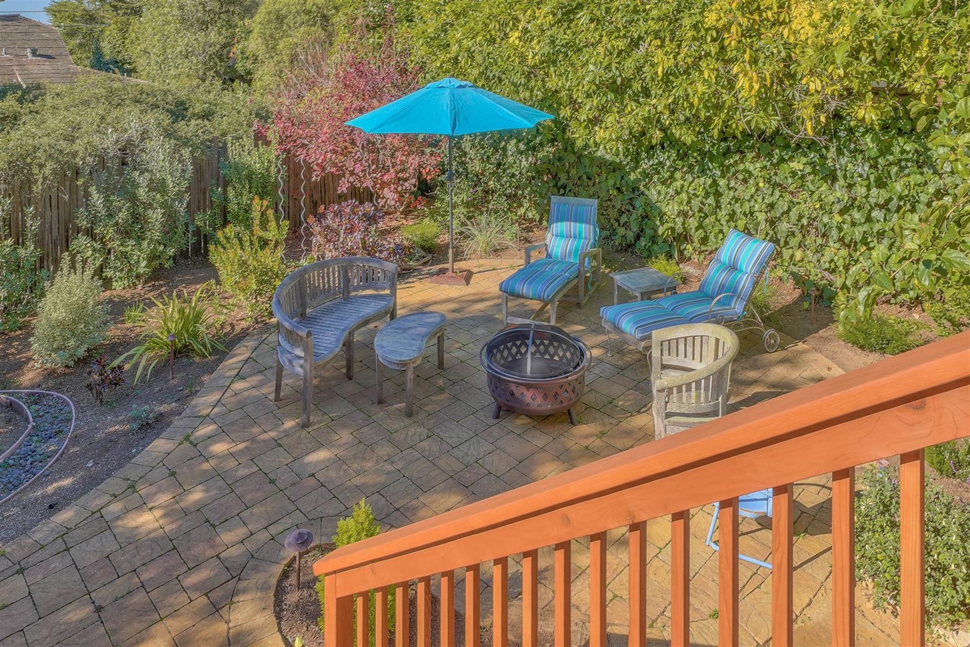 Lower Level Patio Lounge Area with Fire Pit