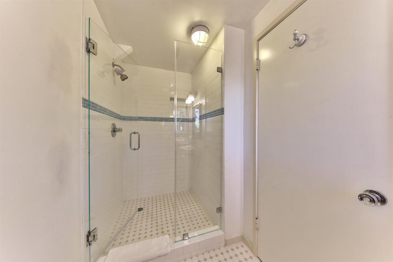 Full Bathroom in Guest Cottage with Standing Shower