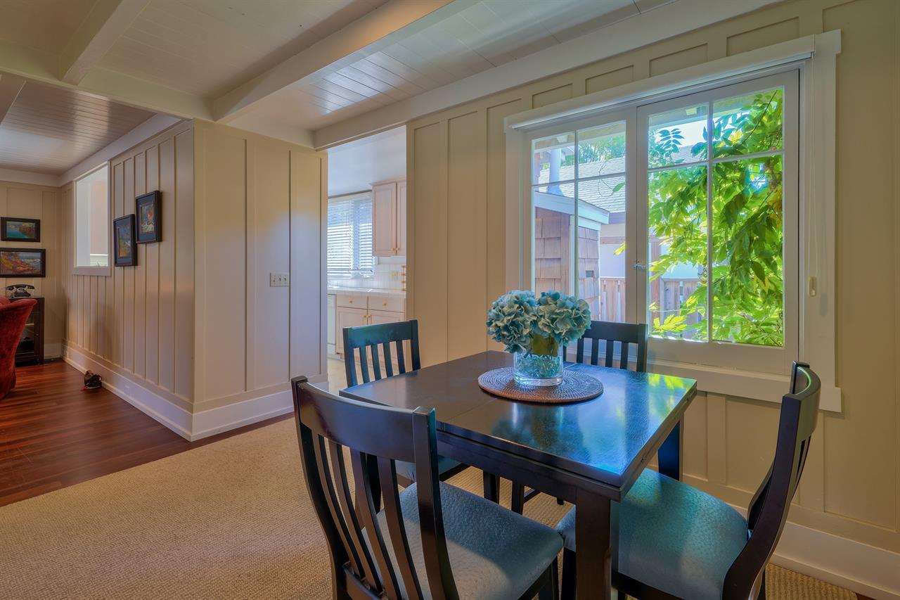 Open Beam Ceilings, Wood Floors and Board and Batten Details