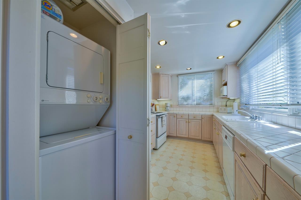 Fully Equipped Kitchen, Conveniently Located Washer and Dryer