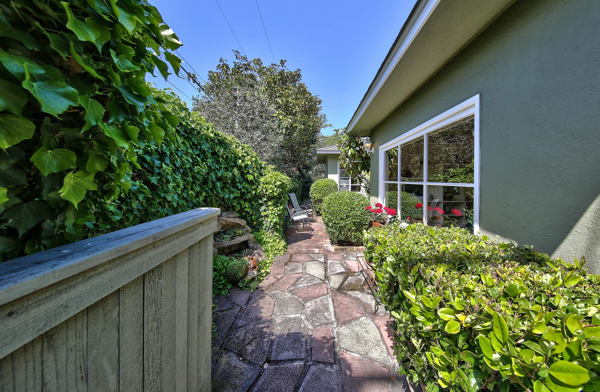 Stone Path and Patio Seating