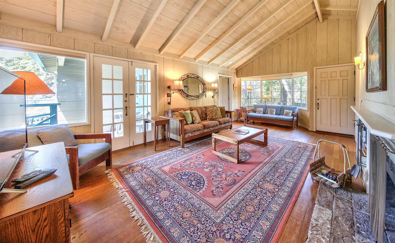 Warm, Inviting Living Room, Vaulted Ceiling