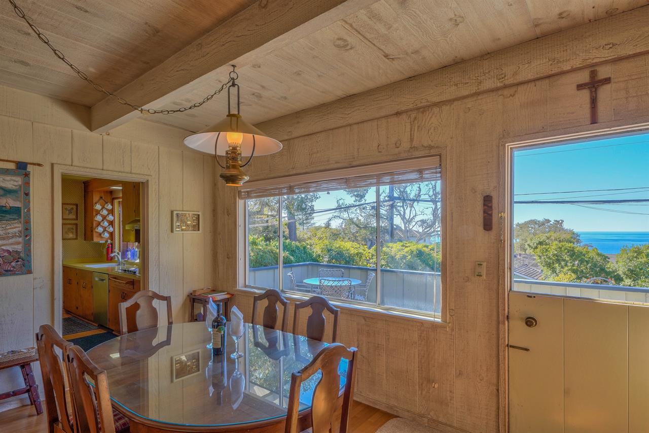 Ocean View Dining Area, Dutch Door Lets in the Sea Breeze