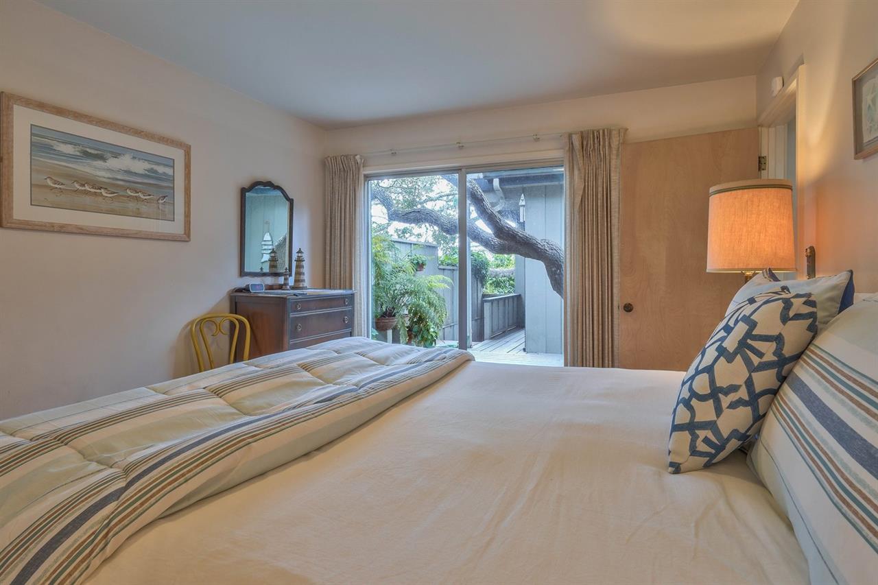 Bedroom 1, King Bed, Wood Floors, Direct Access to Deck