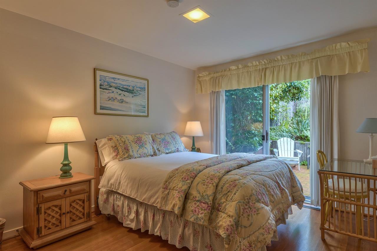 Bedroom 2, Wood Floors, Direct Access to Patio