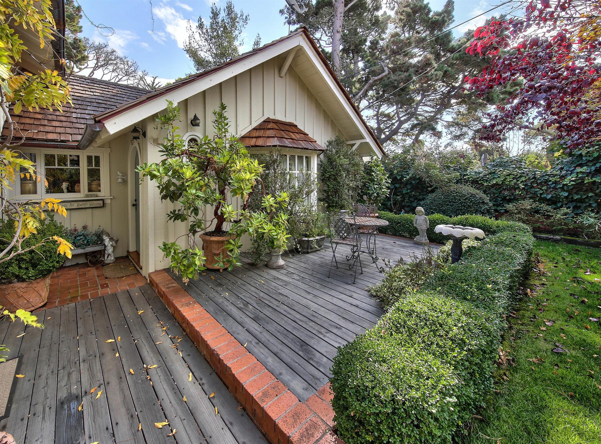 Front Deck with Bistro Table