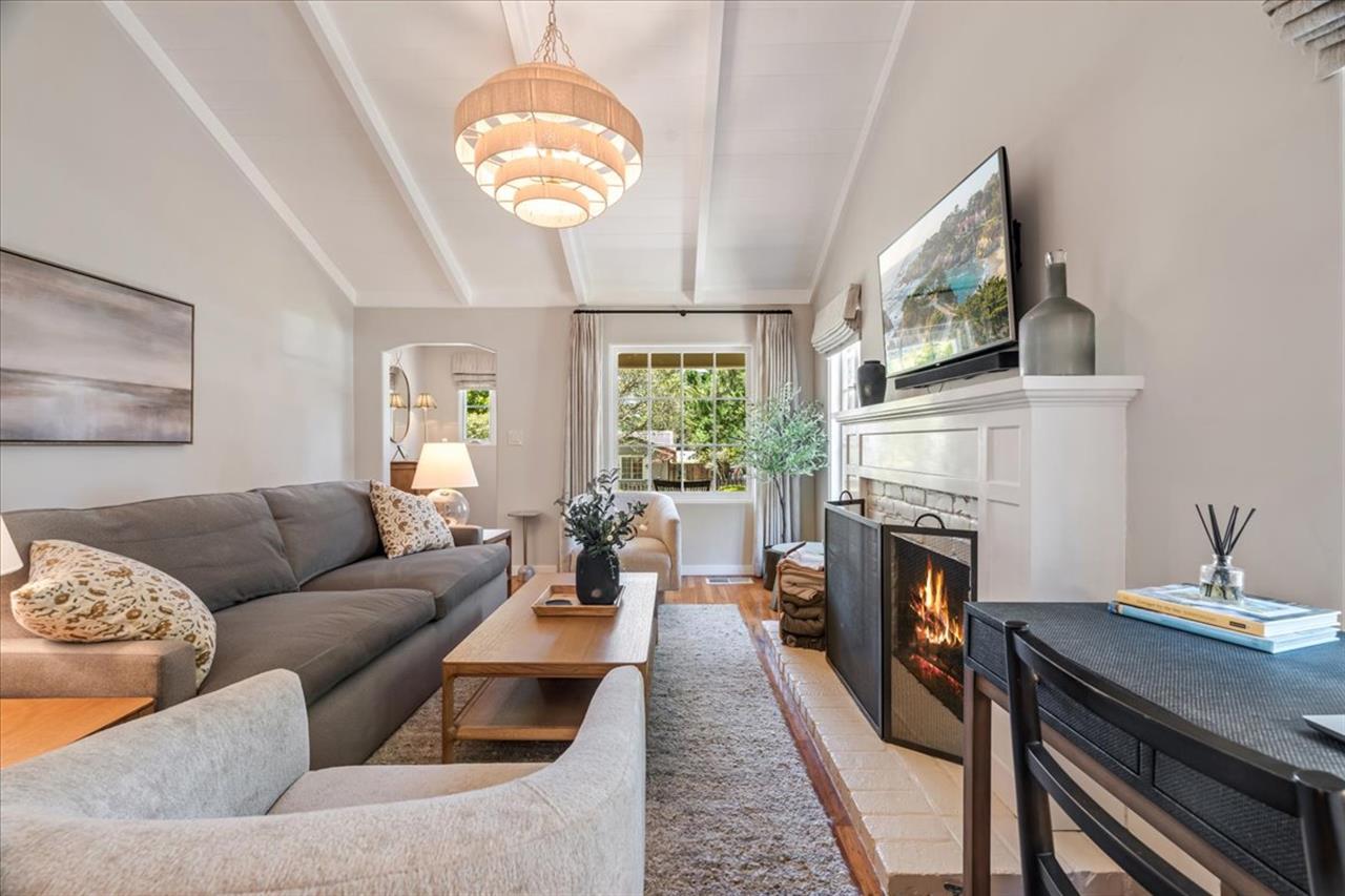 Living Room  Gas Fireplace and a 42inch Smart HDTV