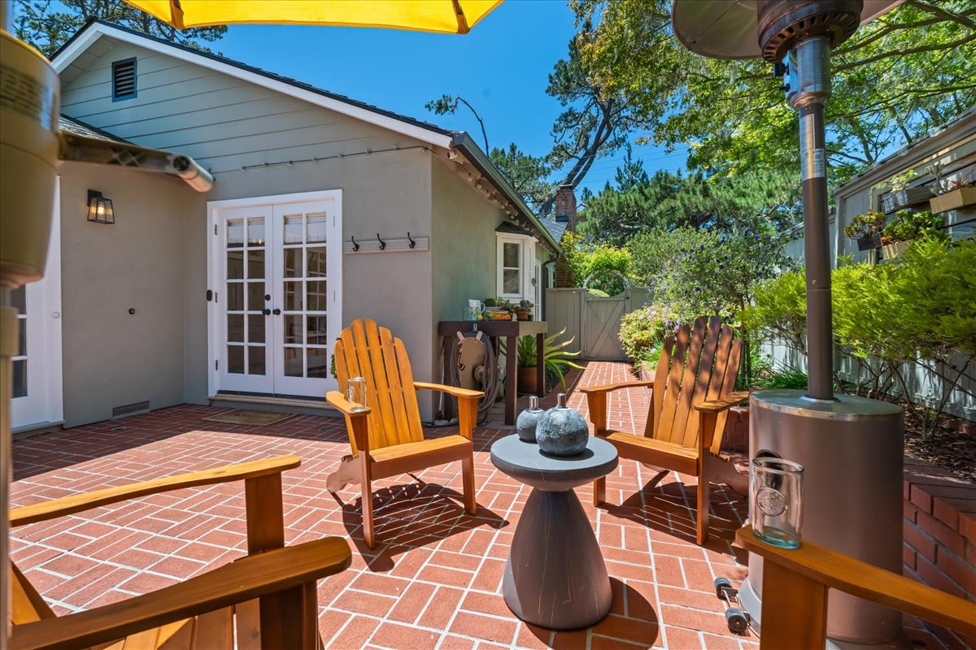 Backyard has a Gourmet Gas Grill