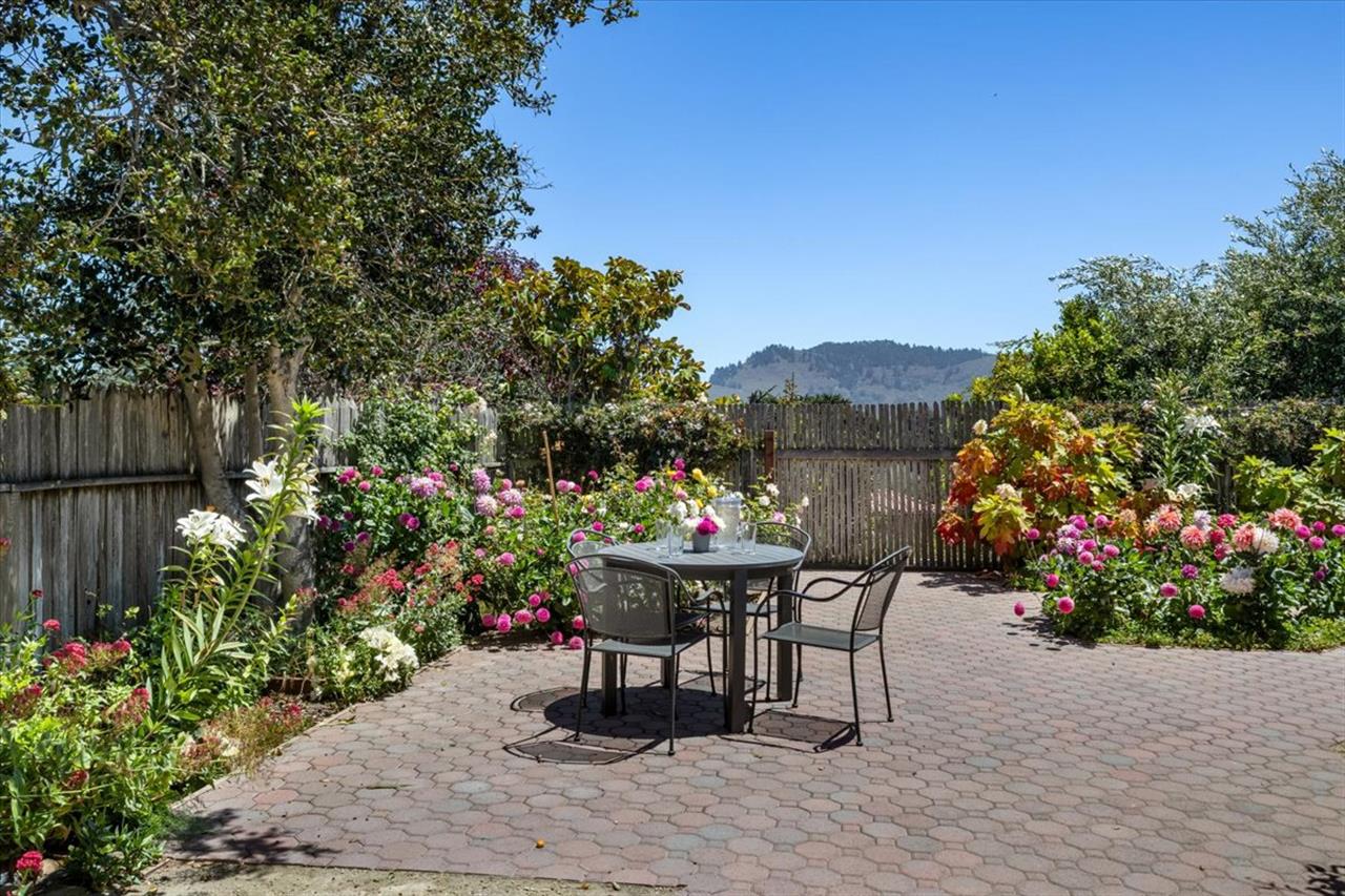 Lovely Gardens and Peeks of the Nearby Coastal Mountains