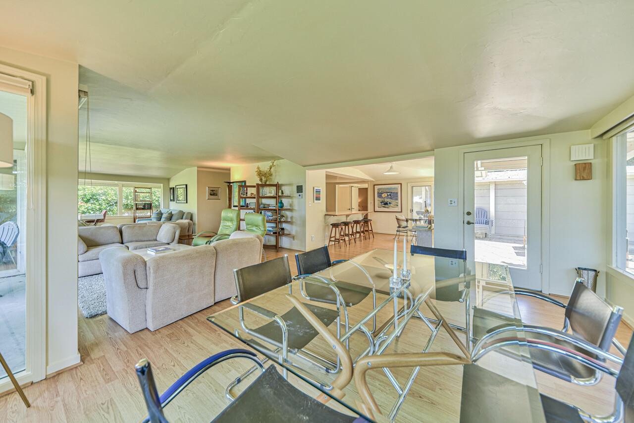Enjoy Meals and Games at the Large Dining Table