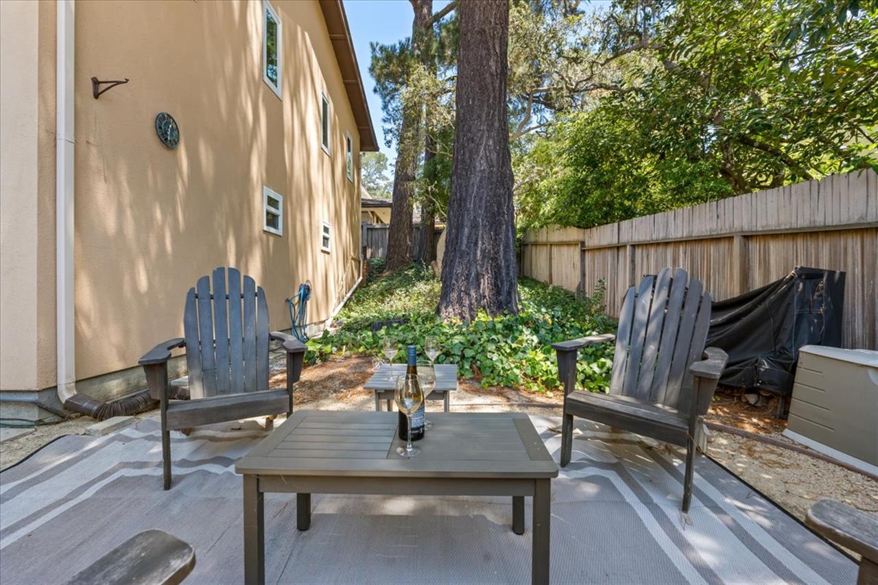 Backyard Patio, Fenced for Privacy