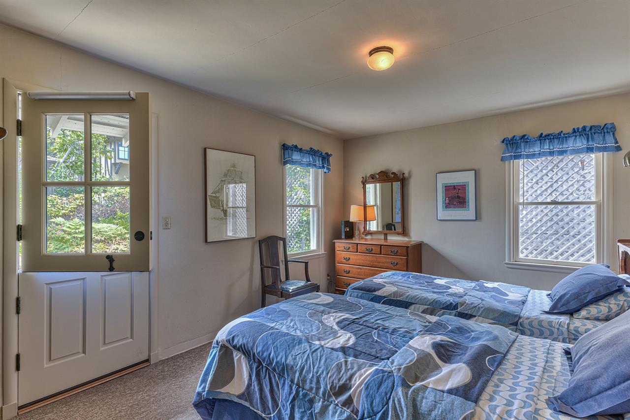 Bedroom 2, Two Twins, Direct Back Yard Access