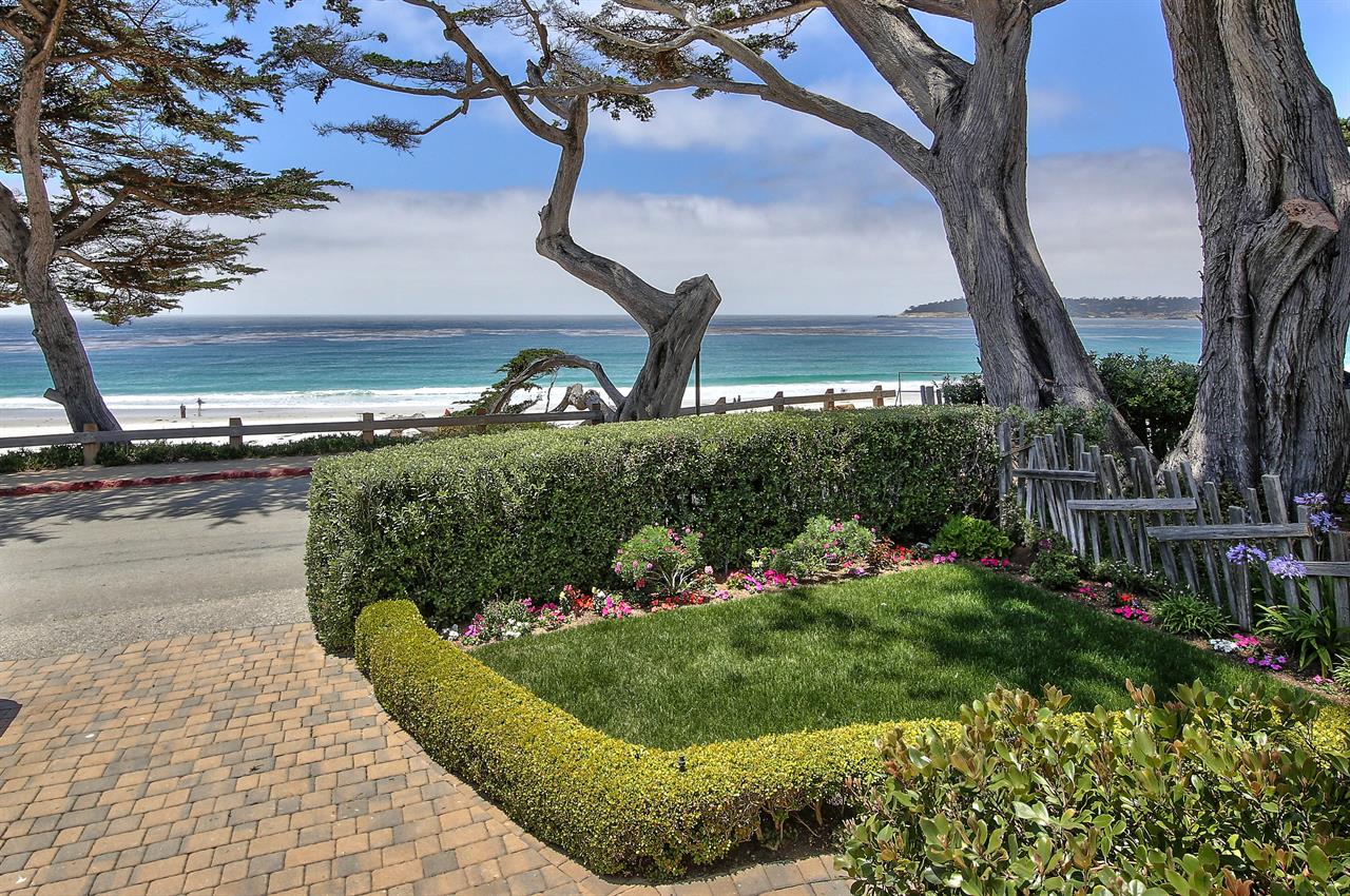 Lovely Front Yard and A Trail Along the Ocean Along Scenic Road