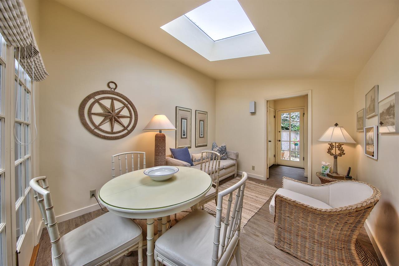 Den with GameBreakfast Table, Patio Access