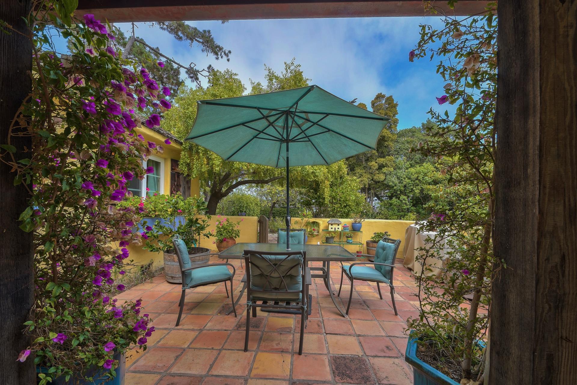Welcoming Entry Patio, Perfect for Enjoying Meals Al Fresco