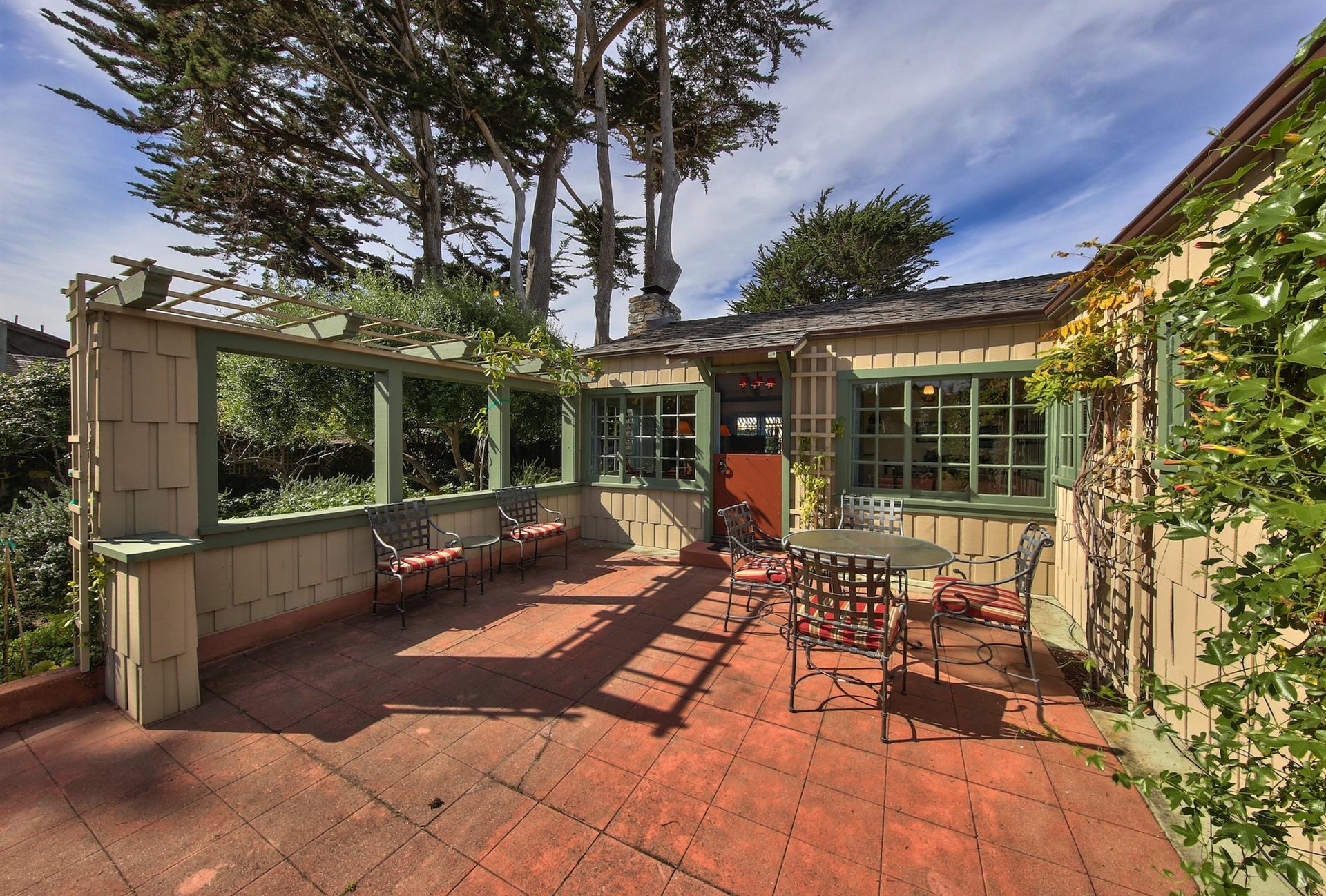 Outdoor Patio, Perfect for Enjoying Meals in the Sea Breeze
