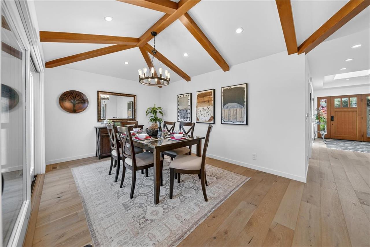 Dining Room has Direct Access to the Deck