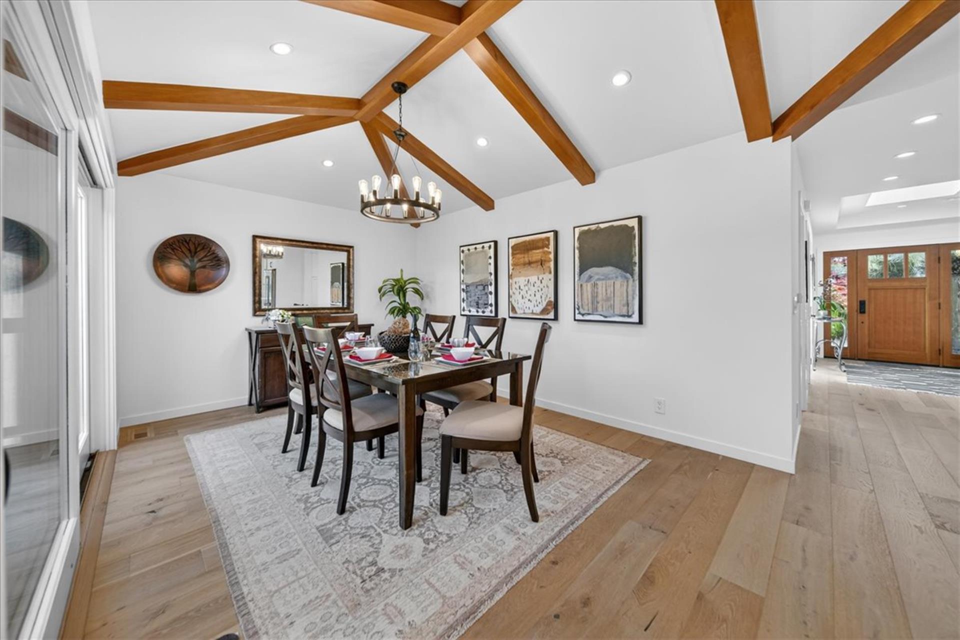Dining Room has Direct Access to the Deck