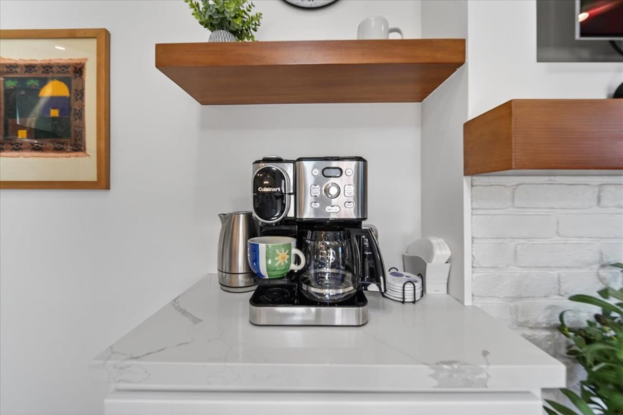 Separate Coffee Bar in this WellEquipped Kitchen
