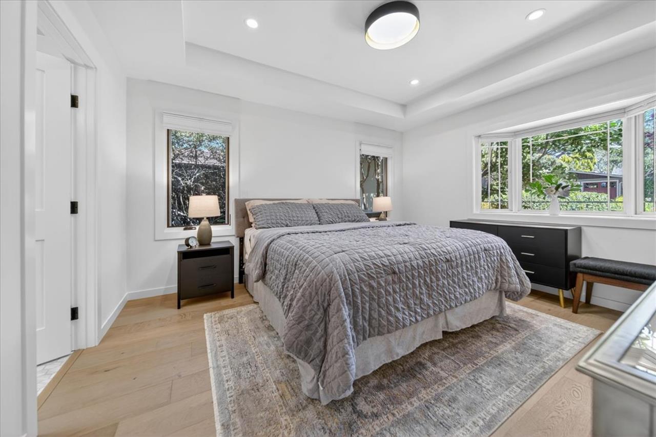 Bedroom 1 has a King Bed, EnSuite Bath and Large Closet