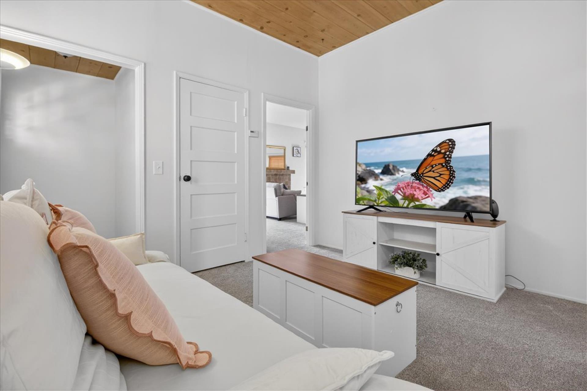 Den  Media Room with Smart TV