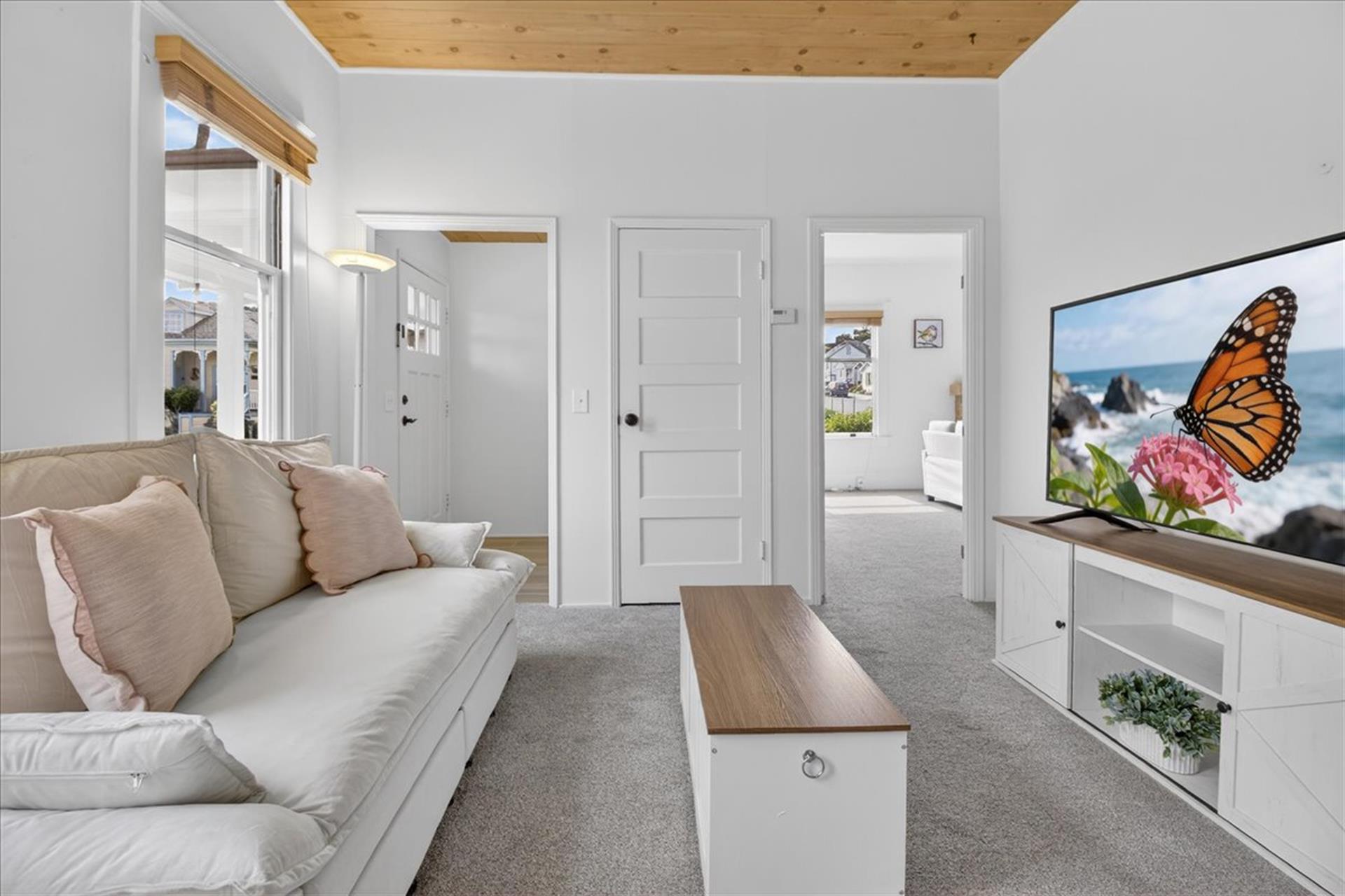 Den  Media Room with Smart TV