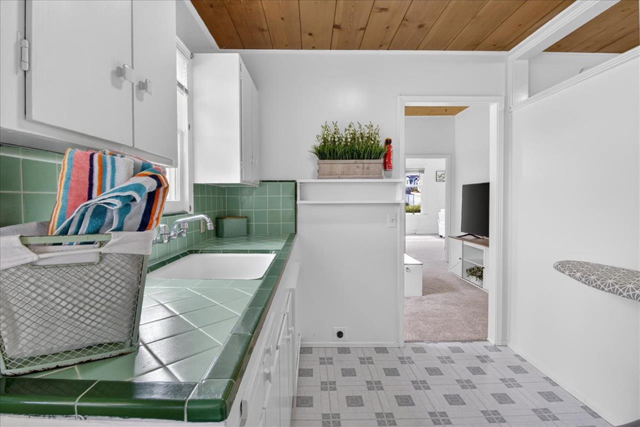 Mud Room with Sink, Iron and Ironing Board