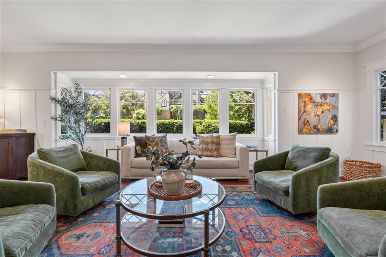 Living Room is Filled with Natural Light