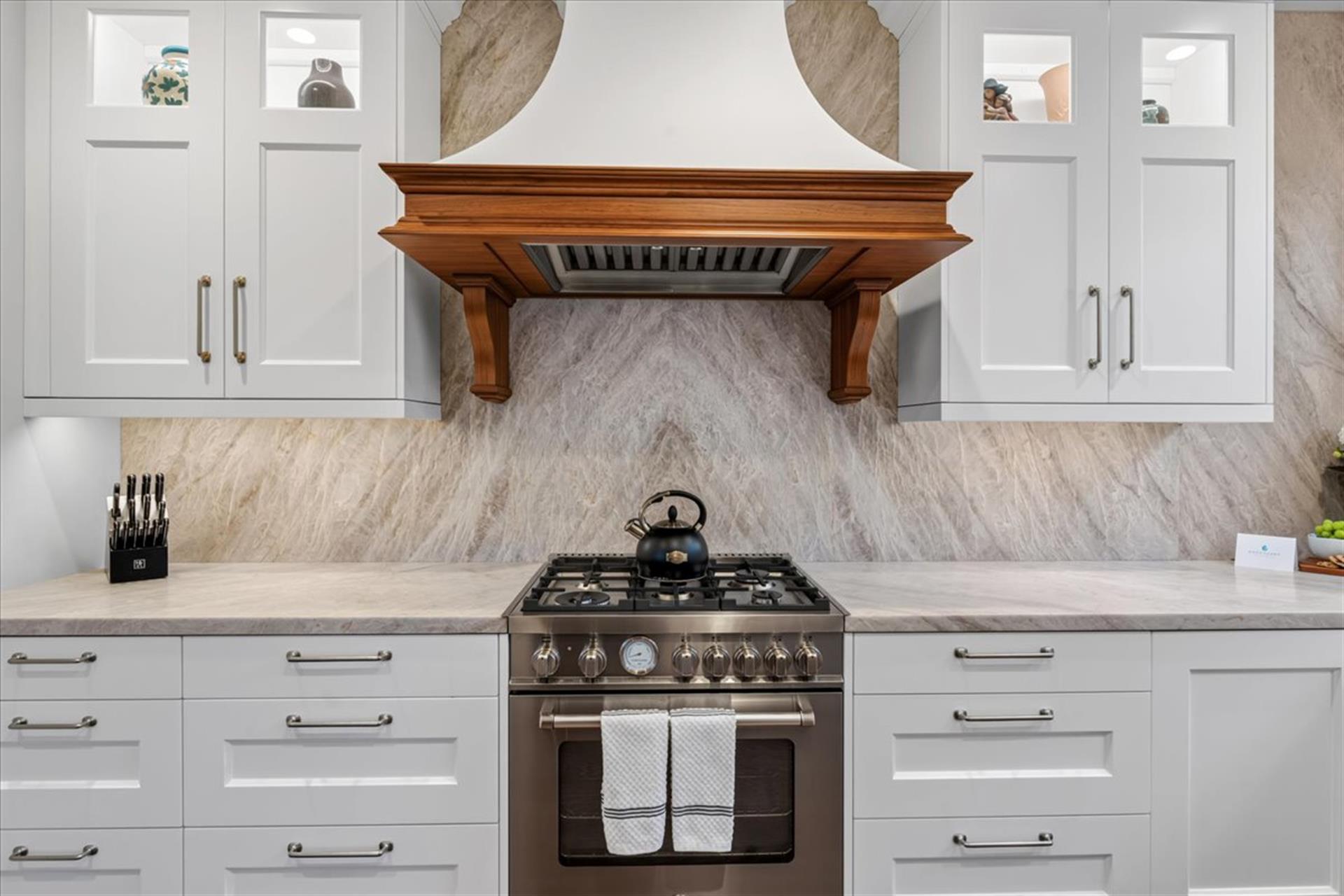 Kitchen has High Quality Stainless Appliances