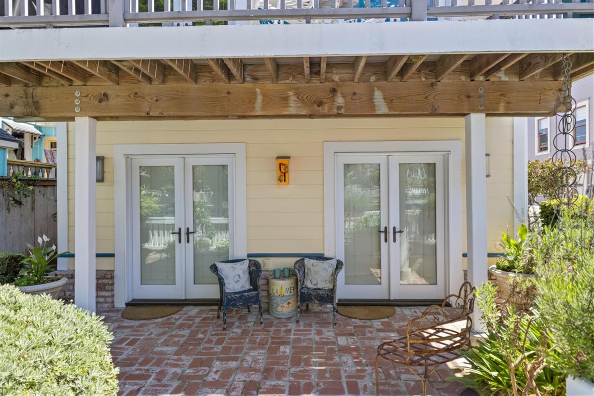 Patio Off the Two Ground Floor Bedrooms