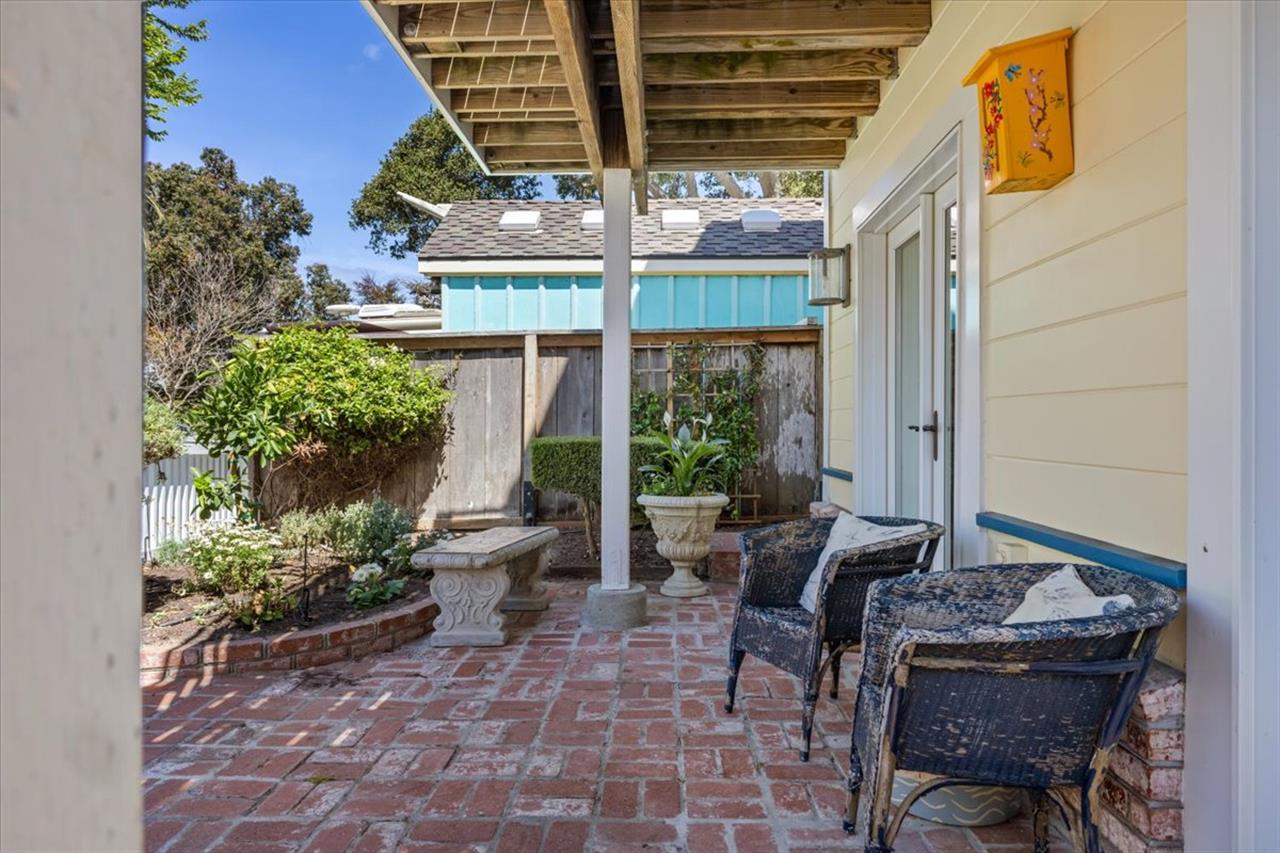 Brick Patio Off the Two Downstairs Bedrooms