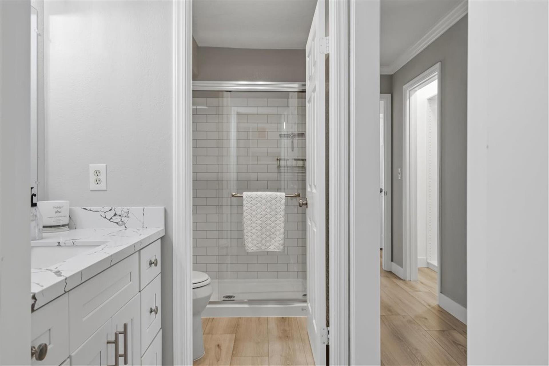 EnSuite Bath with Shower for Bedroom 1