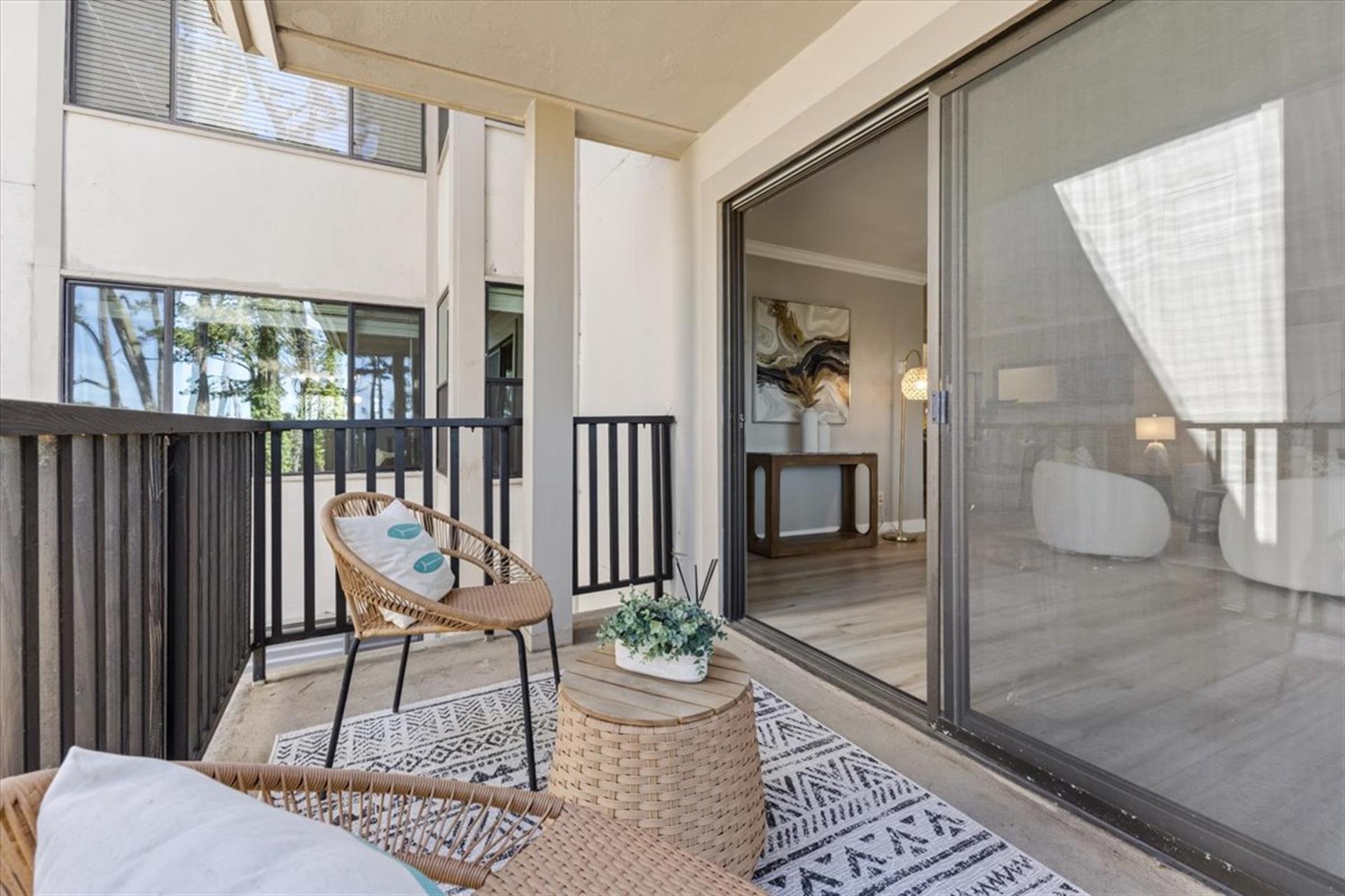 Balcony furniture will be removed