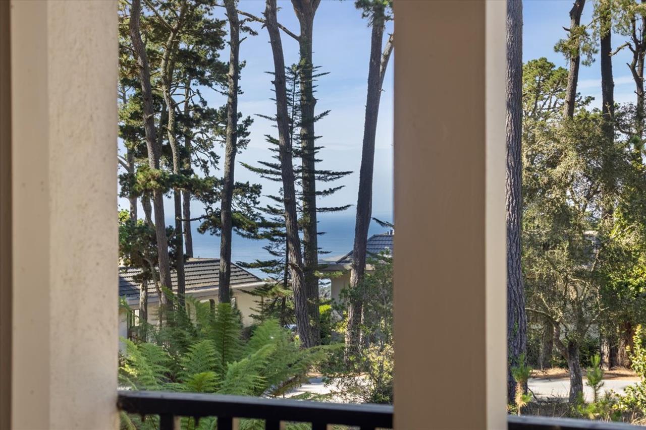 Distant Ocean View from the Balcony