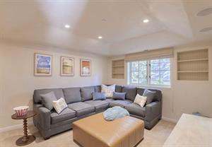 DenMedia Room, Downstairs, Wet Bar, TV, Sleeper Sofa