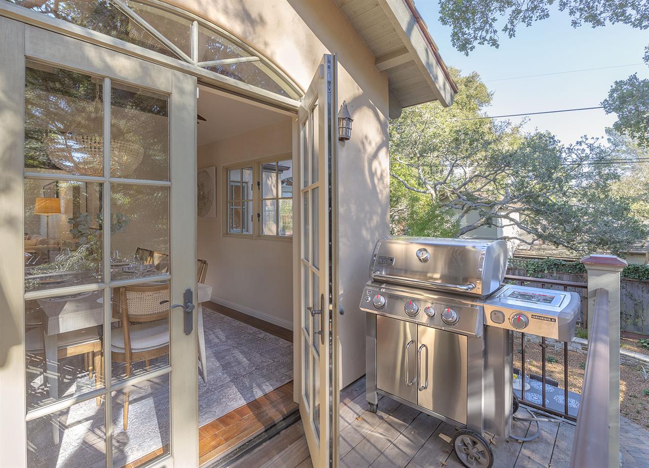 Gourmet BBQ just outside the Dining AreaKitchen