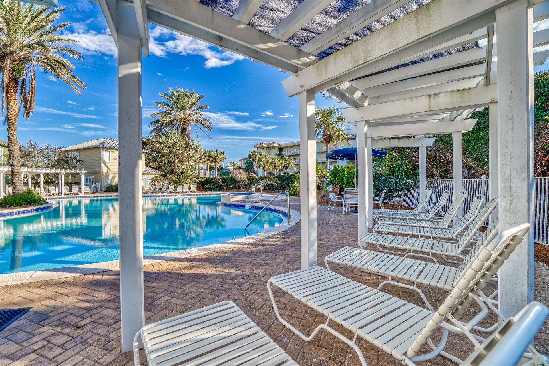 Plenty of Seating at the Community Pool