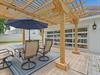 Pergola and Glass Garage Door