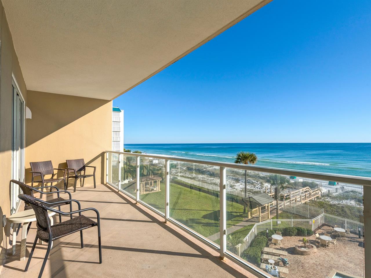 Large Private Balcony off Living Area and Primary Bedroom