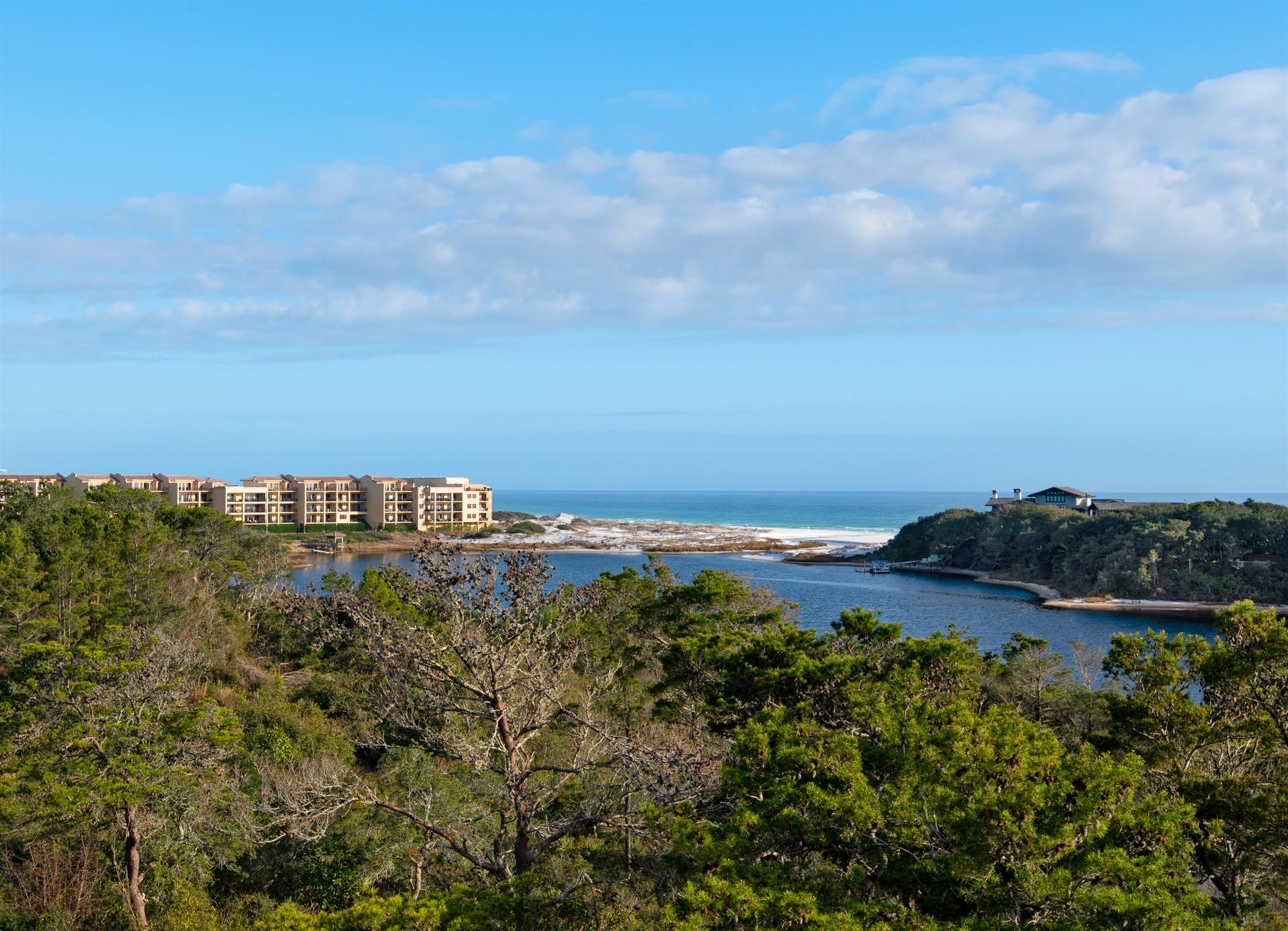 Balcony View of Lake and Gulf
