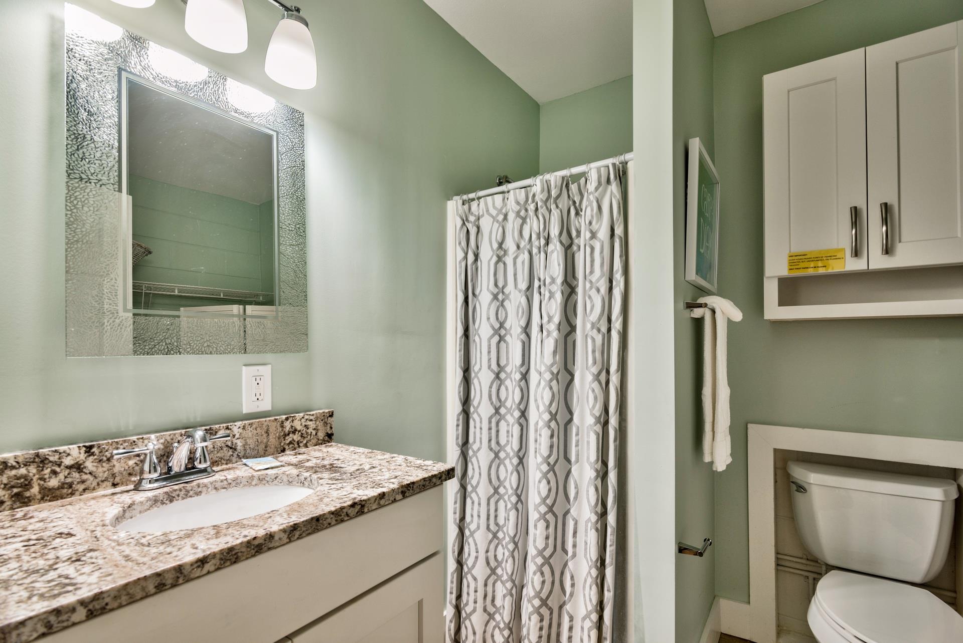 Full Bathroom for Double Queen Bedroom has a WalkIn Shower   a fullsize Washer  Dryer is also located in this bathroom.
