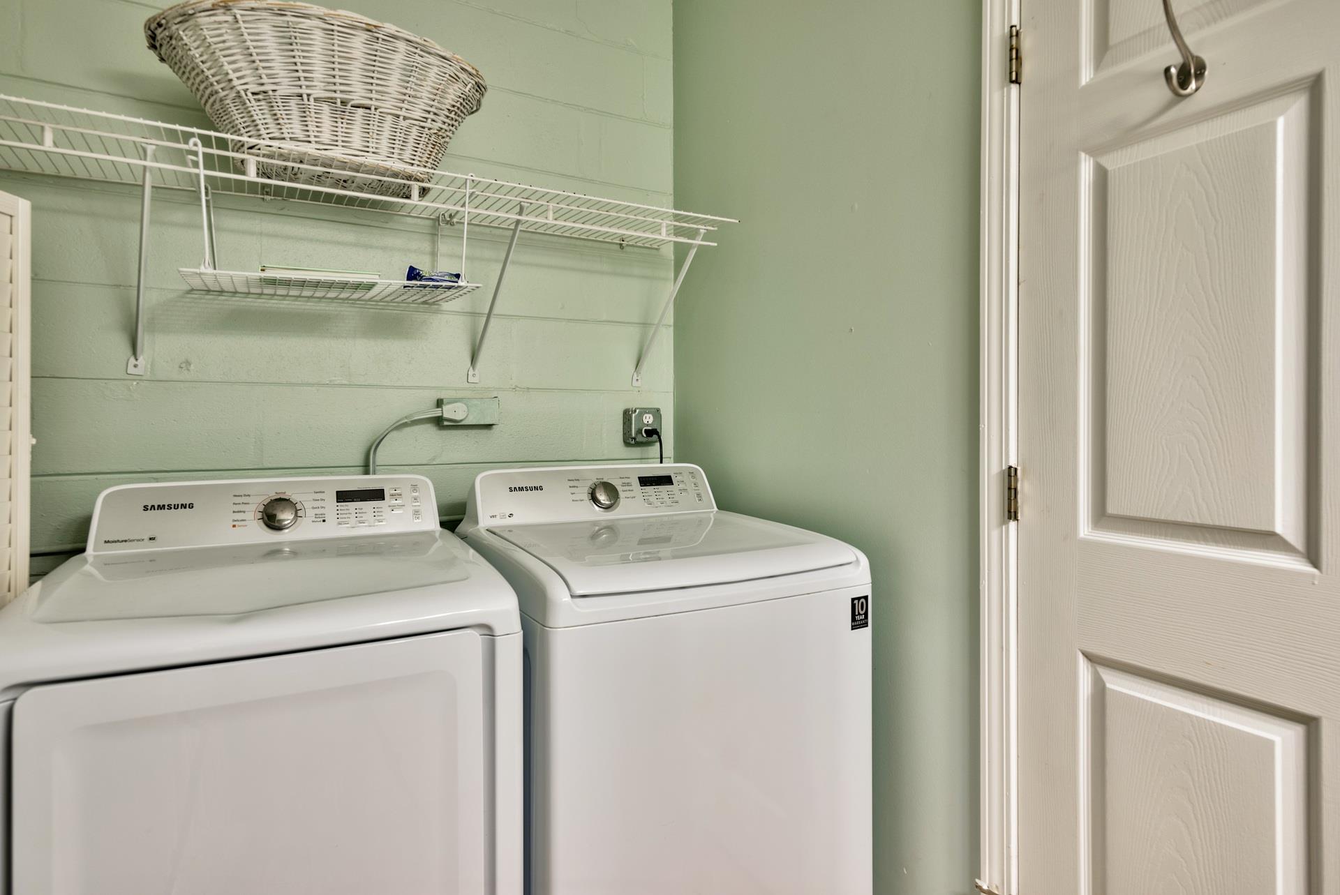 Full Bathroom for Double Queen Bedroom has a WalkIn Shower   a fullsize Washer  Dryer is also located in this bathroom.