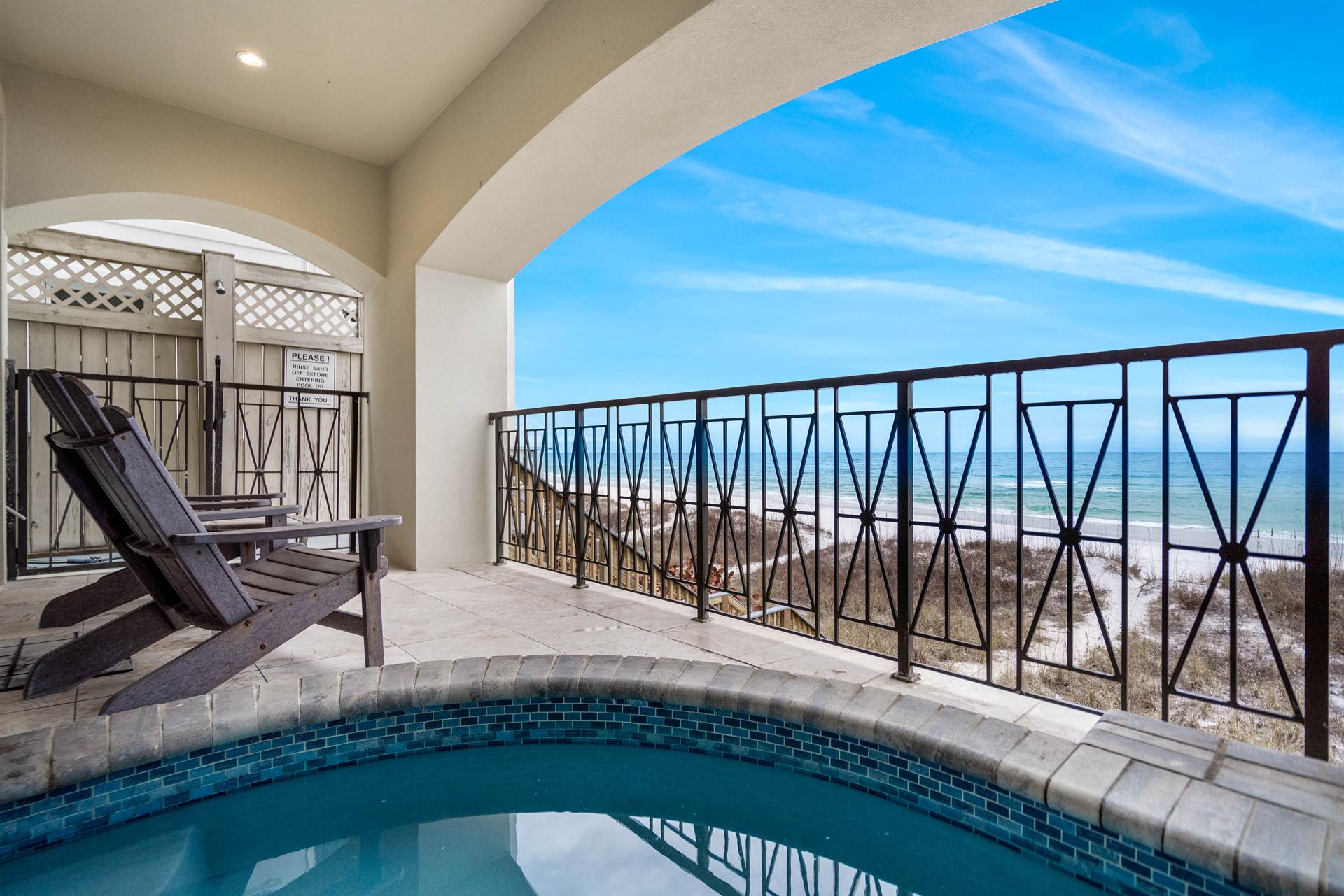 Gulf Views from the Private Splash Pool